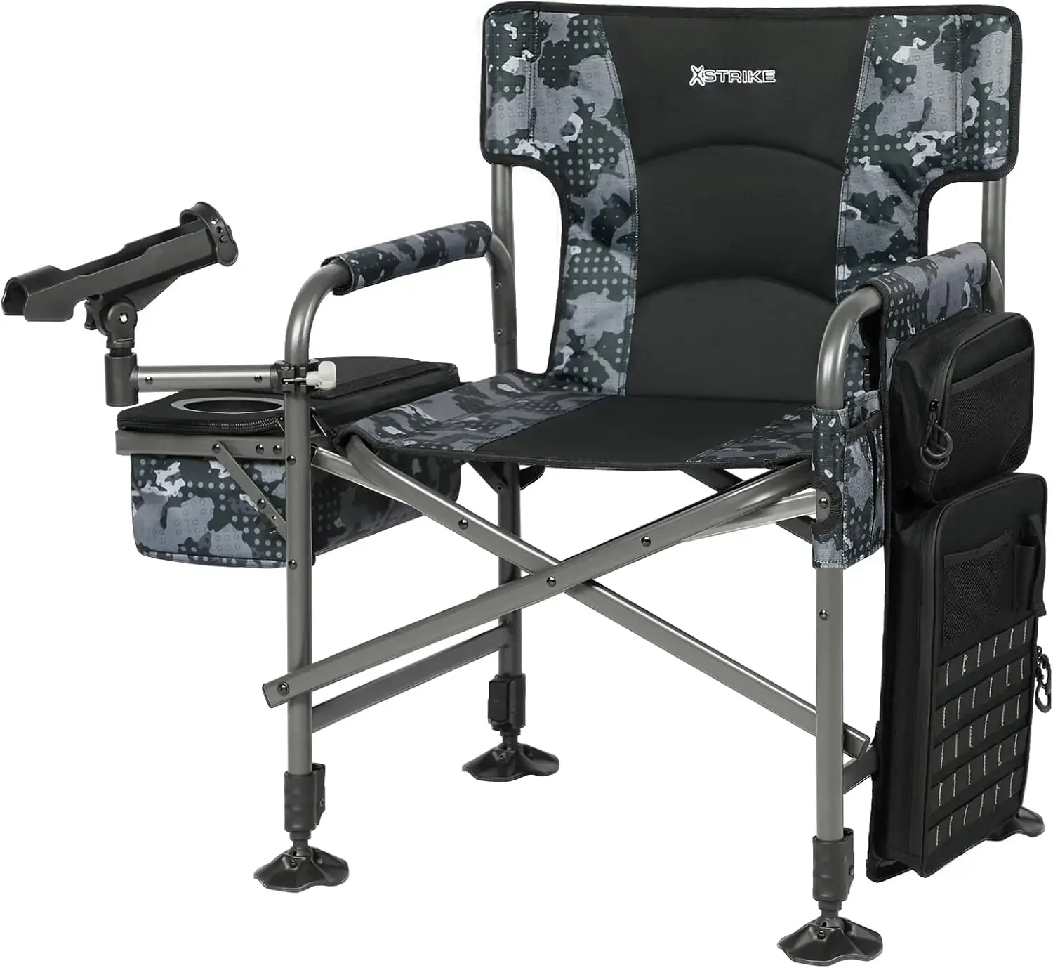Fishing Chairs with Rod Holder, Folding Ice Fishing Chair for Adults Outdoor Camping Chair Leg Adjustable with Cooler Bag
Fishing Chairs with Rod Holder, Folding Ice Fishing Chair for Adults Outdoor Camping Chair Leg Adjustable with Cooler Bag