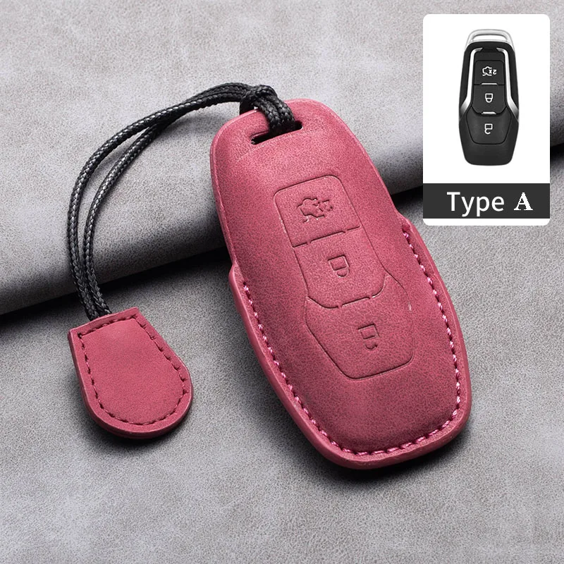 New Leather Car Remote Key Cover Case Shell Keychain For Ford Focus 3 4 ST Mondeo Mustang Edge Explorer Mustang F150 Fiesta Kuga
New Leather Car Remote Key Cover Case Shell Keychain For Ford Focus 3 4 ST Mondeo Mustang Edge Explorer Mustang F150 Fiesta Kuga
