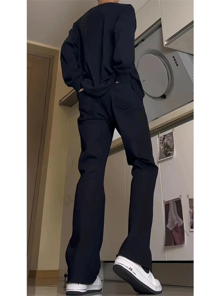 Джинсы Pure Bla Knife, мужские, приталенные, прямые, свободного кроя, в американском стиле, с легким расклешением, молодежные, модные
Джинсы Pure Bla Knife, мужские, приталенные, прямые, свободного кроя, в американском стиле, с легким расклешением, молодежные, модные