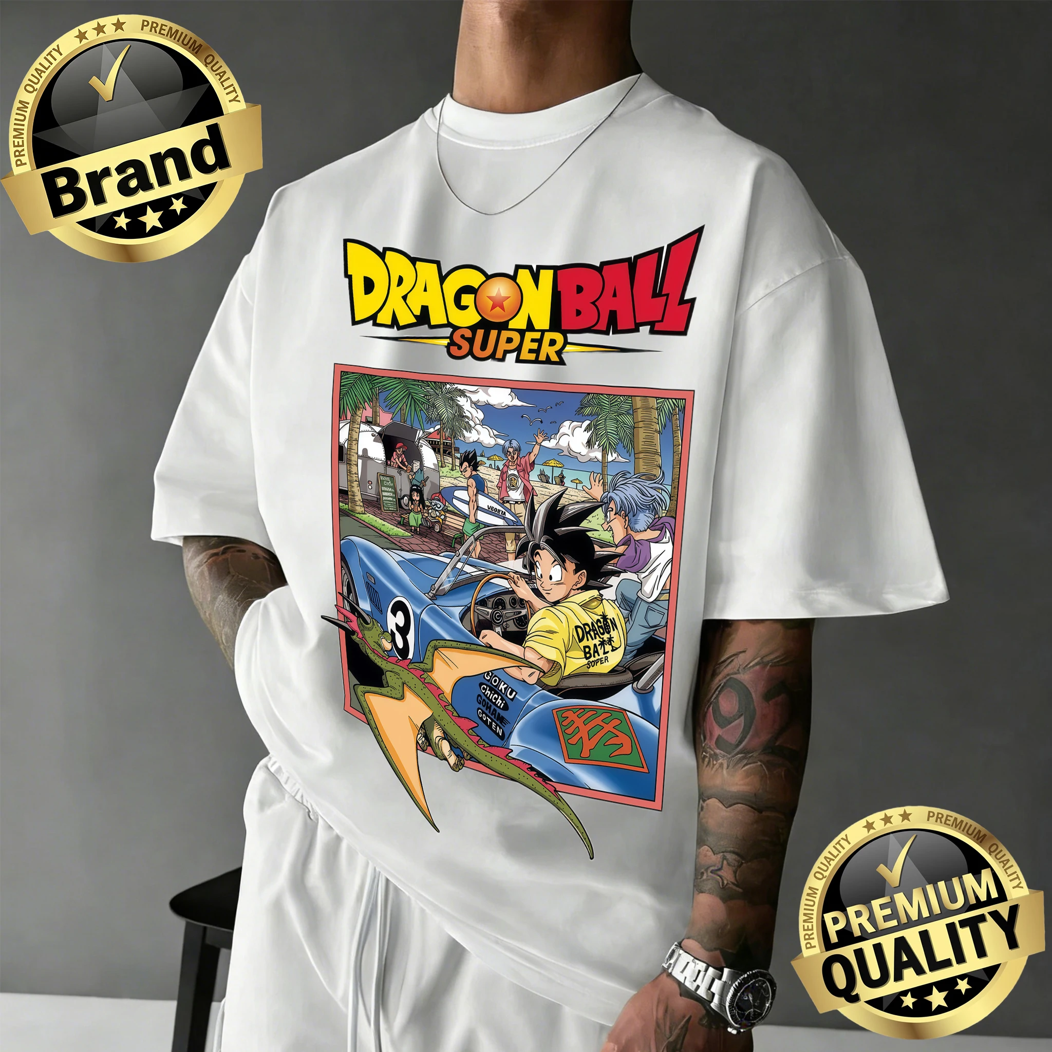 Новинка 2026: Футболка унисекс из хлопка в стиле Dragon Ball Super, оверсайз, винтажная, с графическим принтом Гоку в гоночной мотоэкипировке, для фанатов DBZ, аниме-топ
Новинка 2026: Футболка унисекс из хлопка в стиле Dragon Ball Super, оверсайз, винтажная, с графическим принтом Гоку в гоночной мотоэкипировке, для фанатов DBZ, аниме-топ