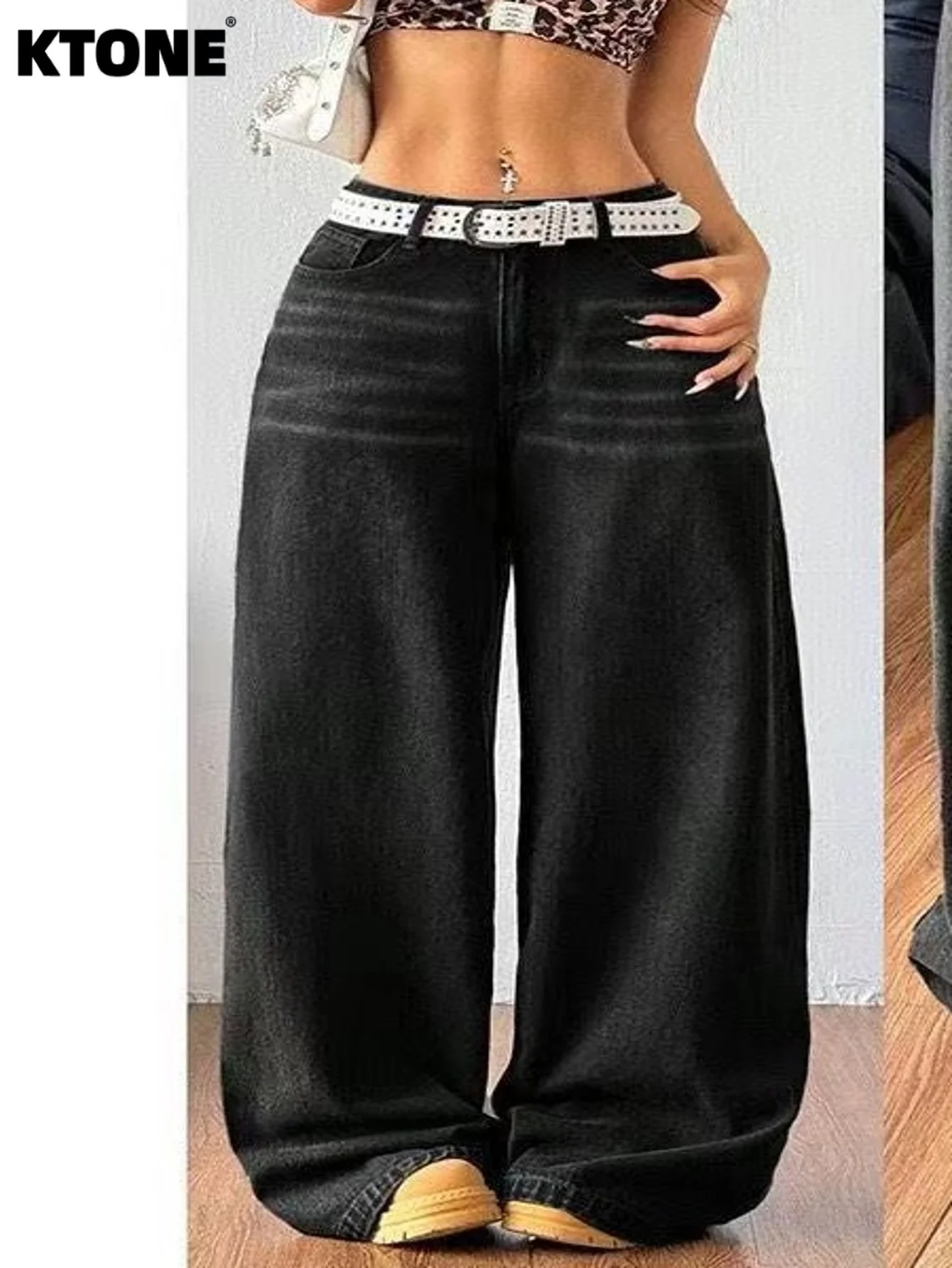 Harajuku Jeans Unisex Black Baggy Denim Retro Drip For Date No accessories or belts included
Harajuku Jeans Unisex Black Baggy Denim Retro Drip For Date No accessories or belts included