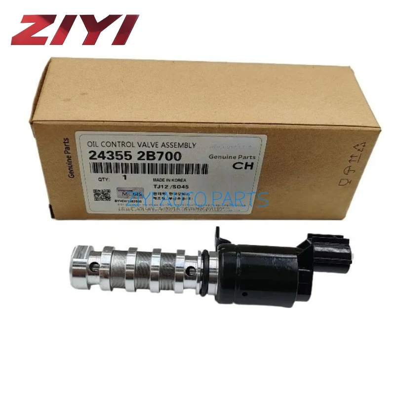 Original New 24355-2B700 24355 2B700 Oil Control Valve VVT for Hyundai Elantra Accent Sonata Tucson for Kia Rio Soul 1.6L
Original New 24355-2B700 24355 2B700 Oil Control Valve VVT for Hyundai Elantra Accent Sonata Tucson for Kia Rio Soul 1.6L