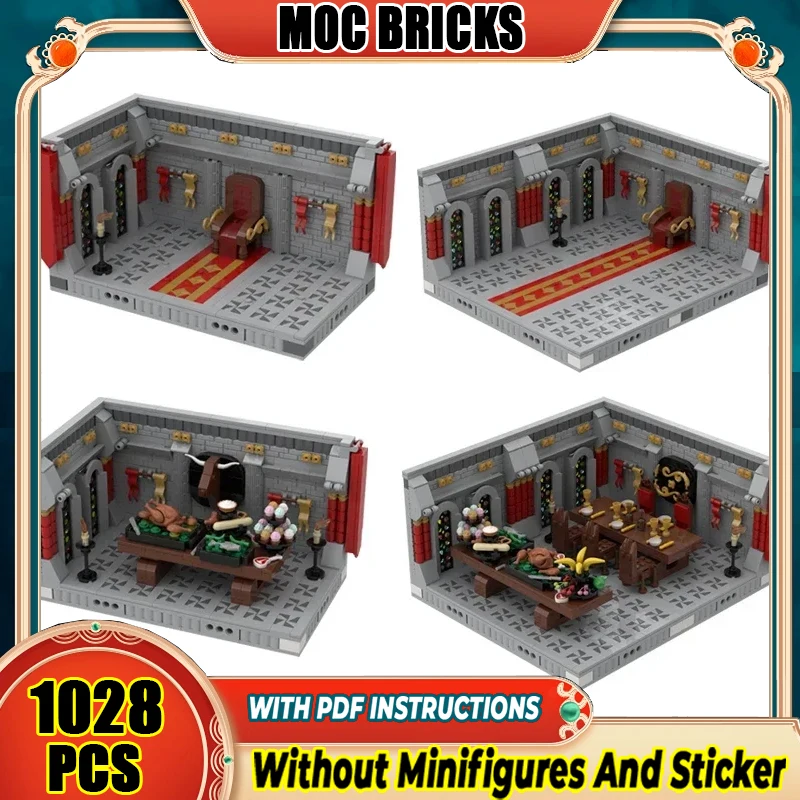 Medieval Castle Model Moc Building Bricks Royal Castle Scene Technology Modular Blocks Gifts Christmas Toys DIY Sets Assembly
Medieval Castle Model Moc Building Bricks Royal Castle Scene Technology Modular Blocks Gifts Christmas Toys DIY Sets Assembly
