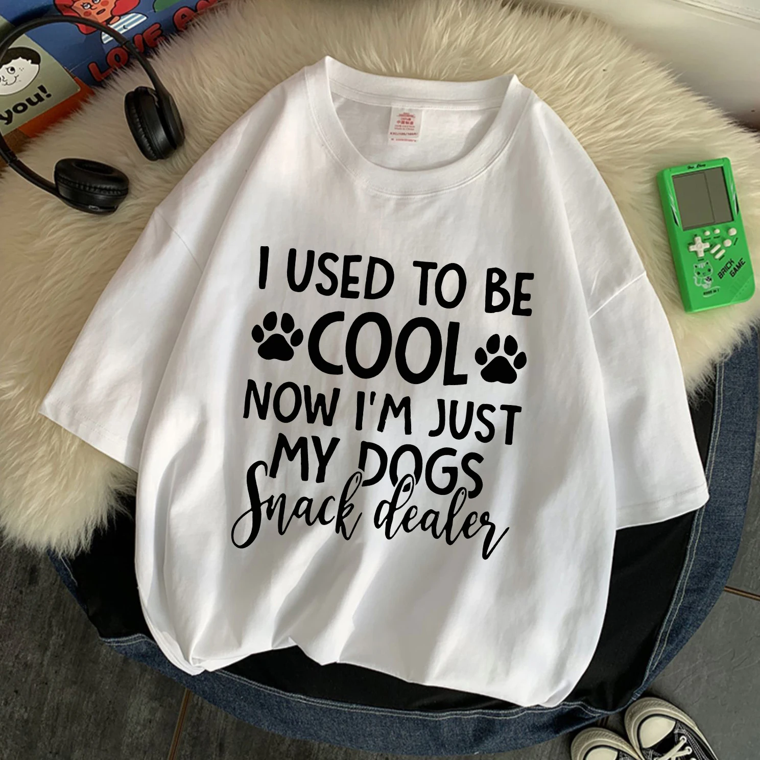 I'M Just My Dogs Snack Dealer Cotton Womens T-Shirts Letter Printing Tops O-Neck Soft Oversize T Shirts Summer Casual Clothes
I'M Just My Dogs Snack Dealer Cotton Womens T-Shirts Letter Printing Tops O-Neck Soft Oversize T Shirts Summer Casual Clothes