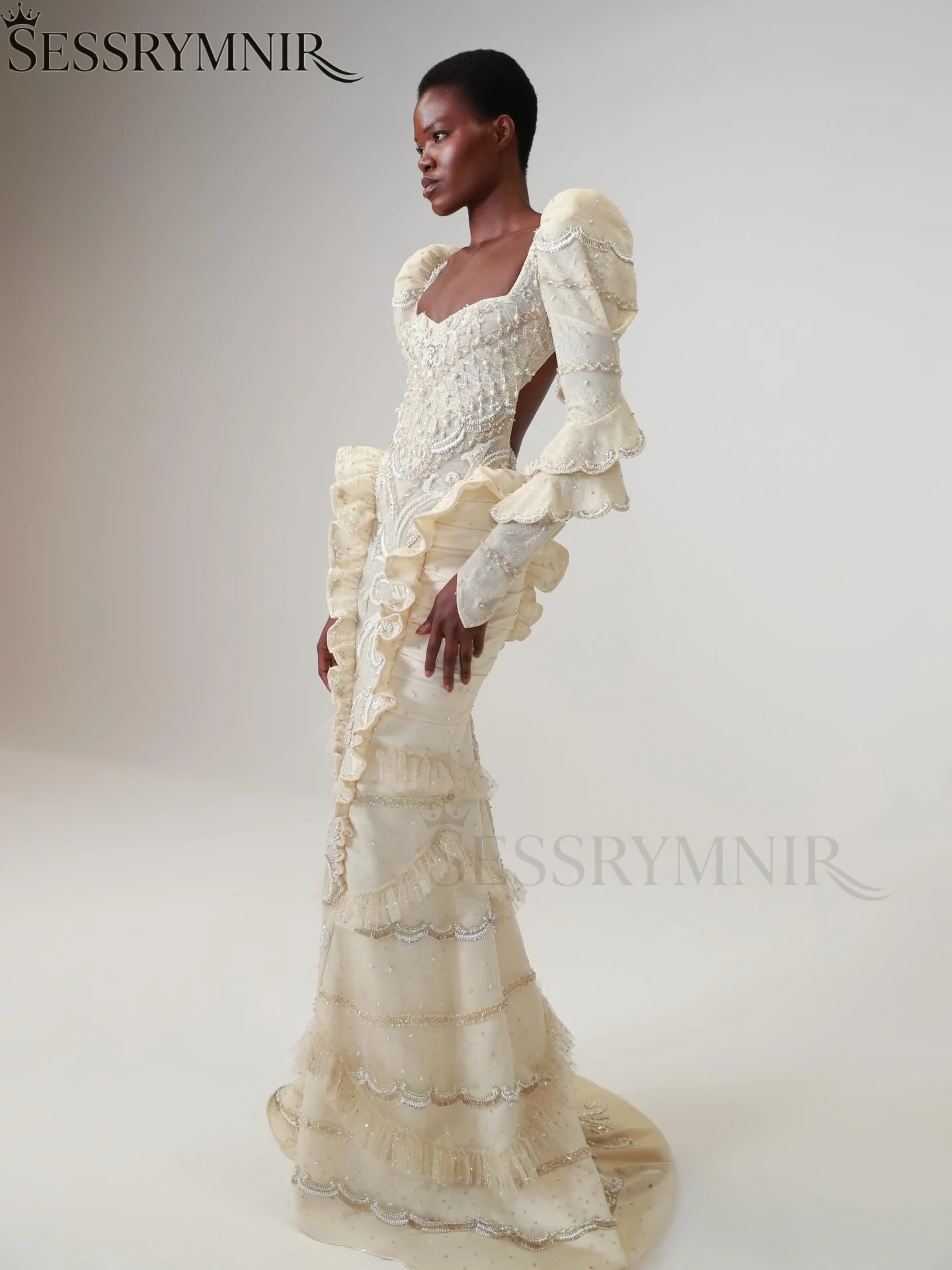SESSRYMNIR Women'S Wedding Party Attire Customize Square Neck Mermaid Evening Dresses Long Sleeves Lace Floor-Length Women'S
SESSRYMNIR Women'S Wedding Party Attire Customize Square Neck Mermaid Evening Dresses Long Sleeves Lace Floor-Length Women'S