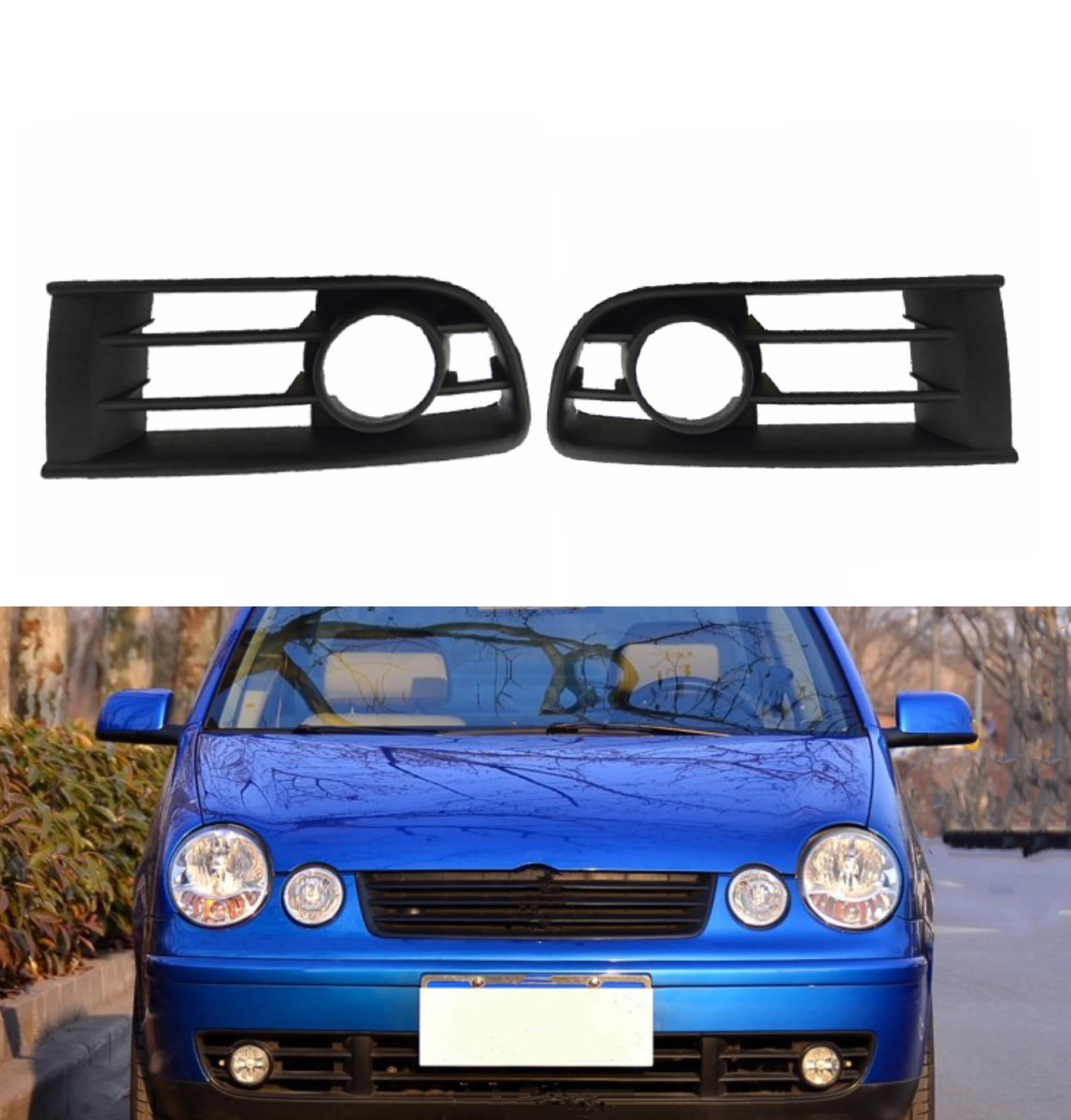 Car Fog Lights Grill Cover Bumper Lower Grille for VW for Polo Typ 9N 2002 2003 2004 2005 6Q0853665A
Car Fog Lights Grill Cover Bumper Lower Grille for VW for Polo Typ 9N 2002 2003 2004 2005 6Q0853665A