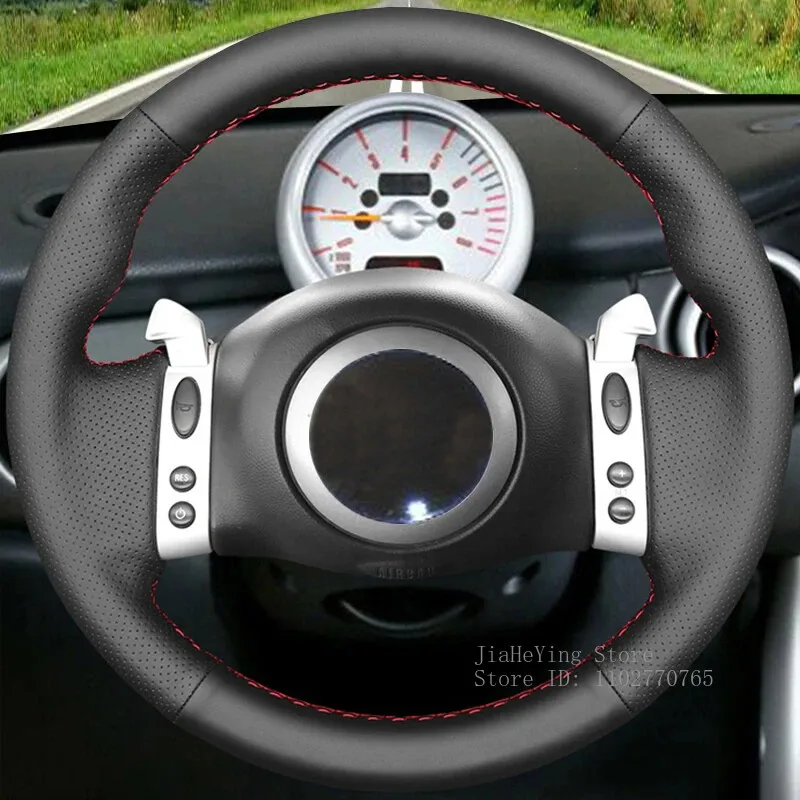 Hand-stitched Anti-slip Artificial Leather Steering Wheel Cover For Mini Coupe 2001-2006 Convertible Interior Accessories
Hand-stitched Anti-slip Artificial Leather Steering Wheel Cover For Mini Coupe 2001-2006 Convertible Interior Accessories