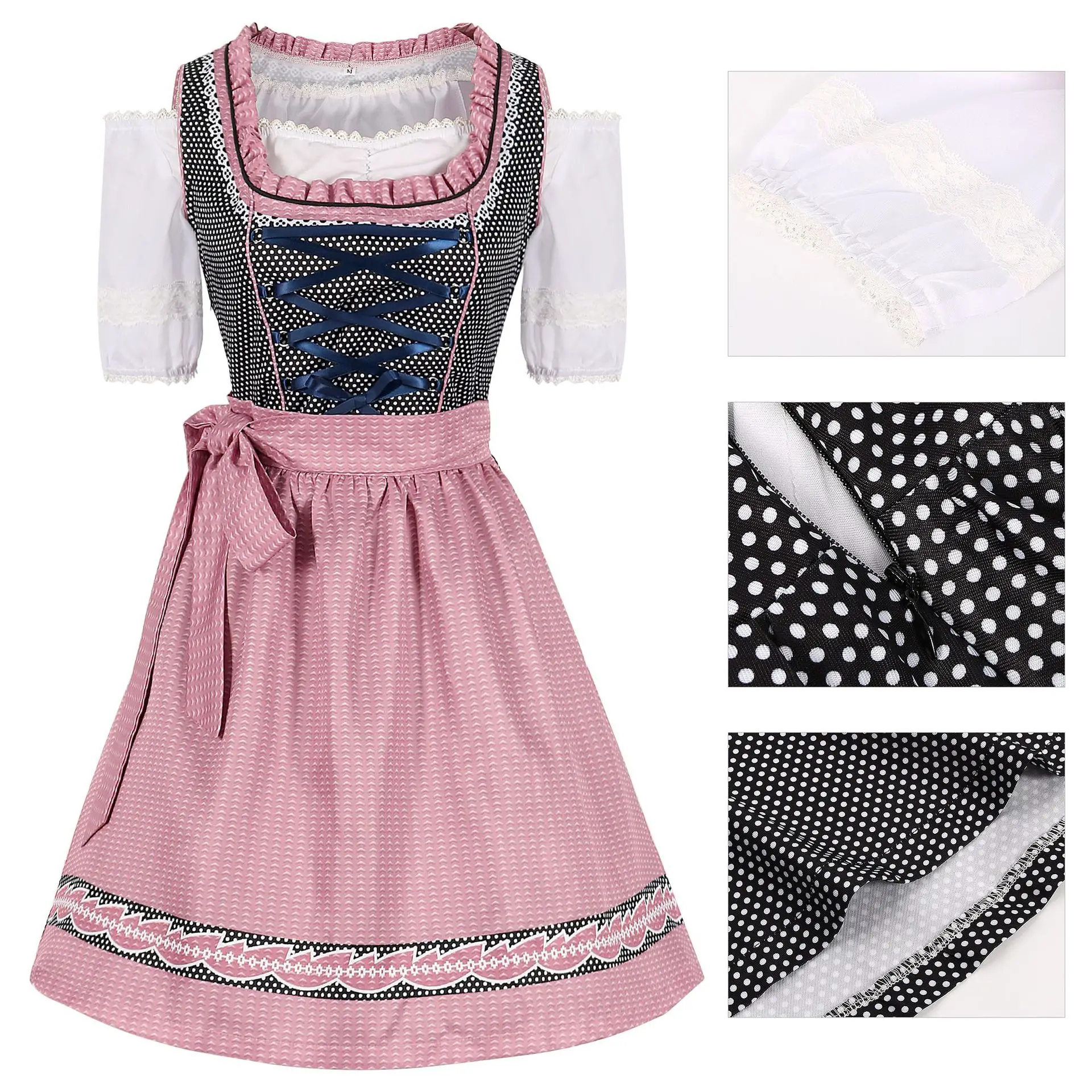 German Oktoberfest Beer Girl Dirndl Dress Bavaria Tradition Festival Stage Performance Beer Wench Maid Cosplay Costume
German Oktoberfest Beer Girl Dirndl Dress Bavaria Tradition Festival Stage Performance Beer Wench Maid Cosplay Costume