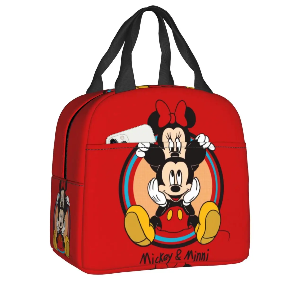 Minnie Anime Mickey Mouse Cartoon Insulated Lunch Bag for Camping Travel Leakproof Thermal Cooler Bento Box Women Children
Minnie Anime Mickey Mouse Cartoon Insulated Lunch Bag for Camping Travel Leakproof Thermal Cooler Bento Box Women Children
