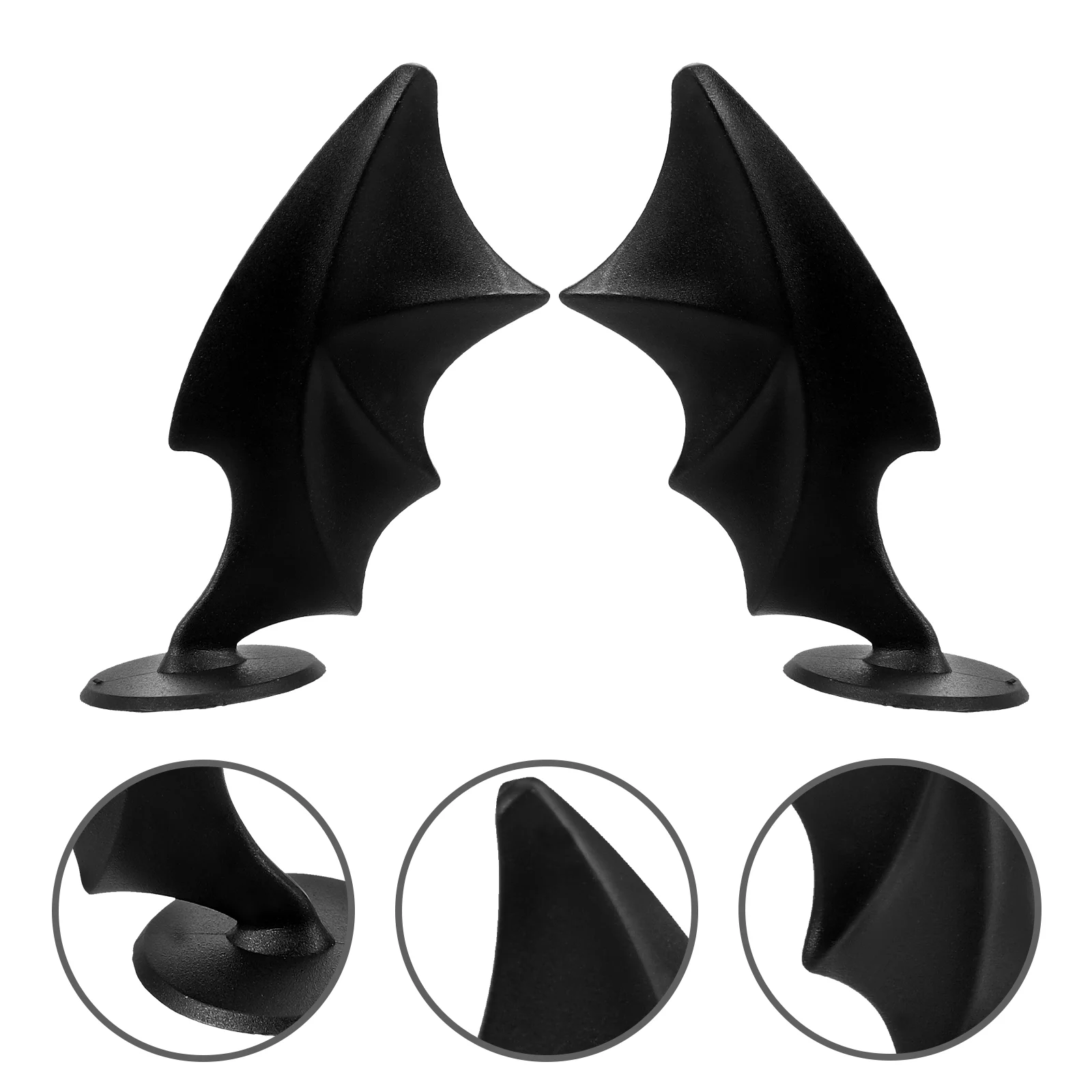 Black Wings for Motorcycle Decor Creative Crafting Wing Accessories Supple Fabric Novel Shape Decor Miniature
Black Wings for Motorcycle Decor Creative Crafting Wing Accessories Supple Fabric Novel Shape Decor Miniature