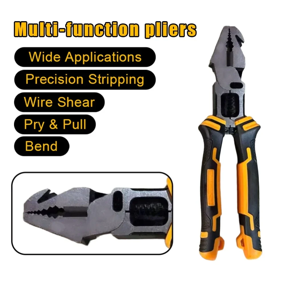 Ergonomic Multi-Functional Wiring Cutters Comfort For Electrical Work, Household Use Repair Tools Accessories
Ergonomic Multi-Functional Wiring Cutters Comfort For Electrical Work, Household Use Repair Tools Accessories 