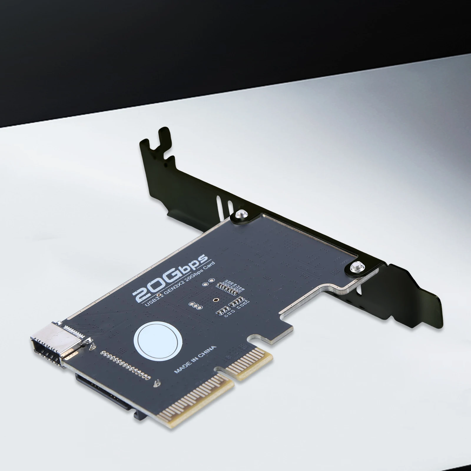 USB 3.2 GEN2 20Gb Riser Board PCI Express X4 To Type E Expansion Card Riser Converter for Desktop PC Front Panel TYPE C
USB 3.2 GEN2 20Gb Riser Board PCI Express X4 To Type E Expansion Card Riser Converter for Desktop PC Front Panel TYPE C