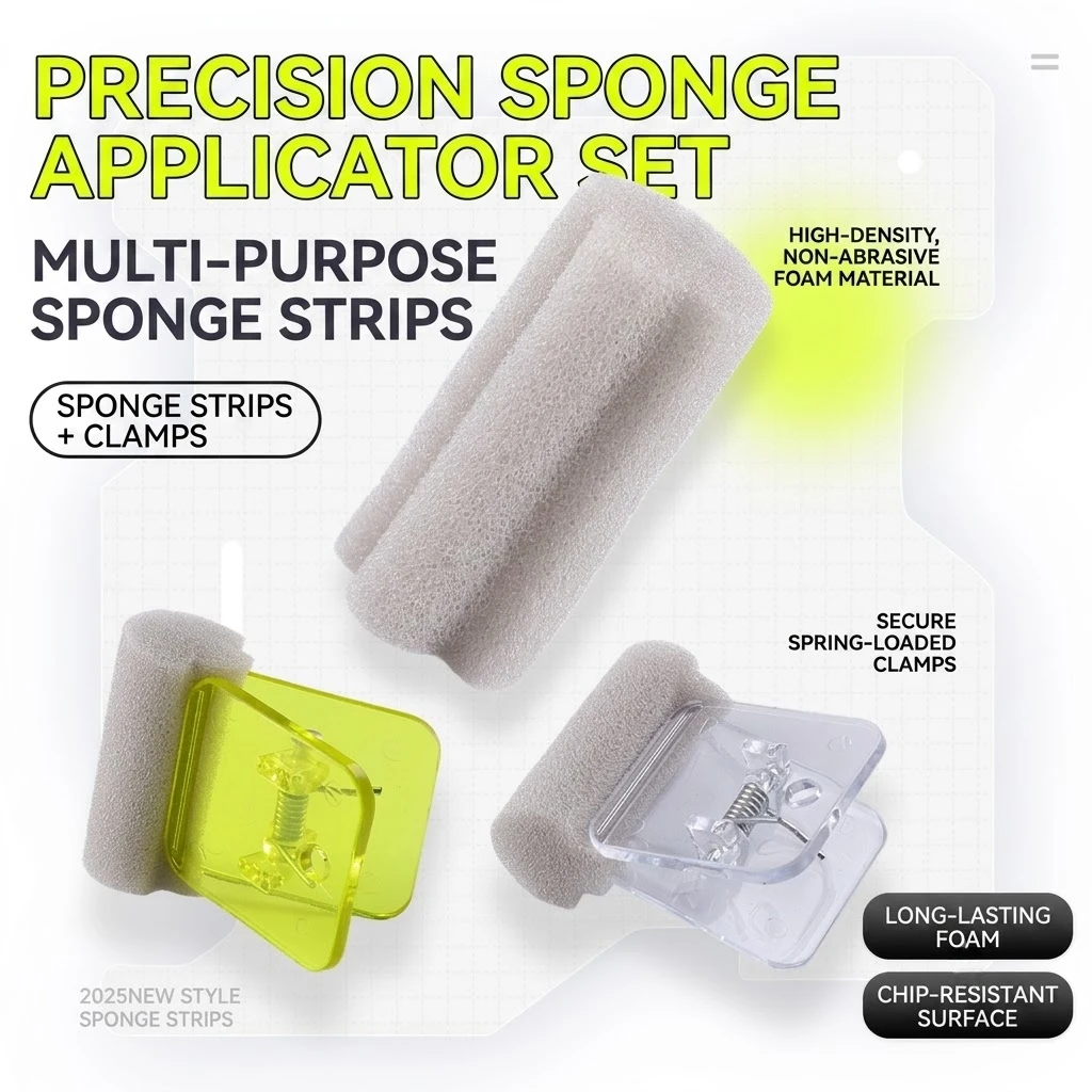 15-Pack Table Tennis Inorganic Glue Sponge Brush Sponge Strips Durable Non-Shedding Racket Rubber Adhesive Tool Glue Cotton
15-Pack Table Tennis Inorganic Glue Sponge Brush Sponge Strips Durable Non-Shedding Racket Rubber Adhesive Tool Glue Cotton