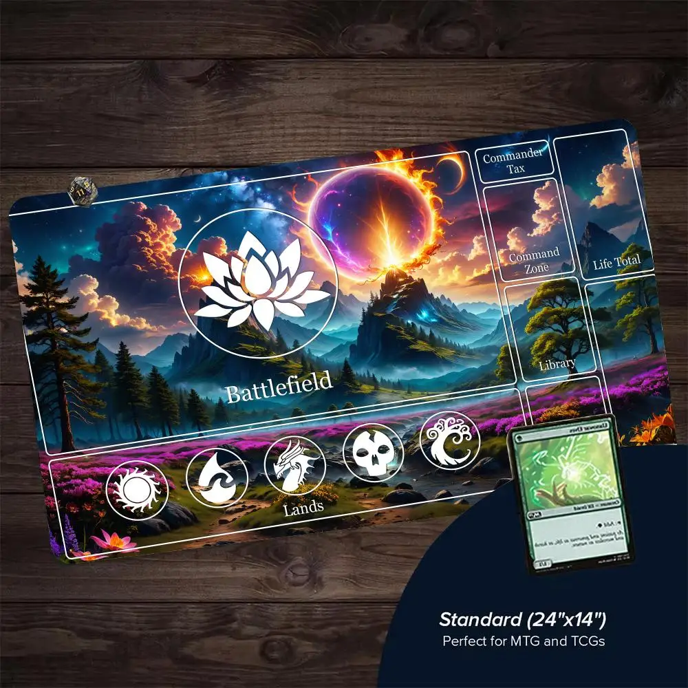 Scenery, Painting Magic playmat rubber anti-slip edge locking pc accessories 35x60cm gaming mats Trading Card Game gamer desk
Scenery, Painting Magic playmat rubber anti-slip edge locking pc accessories 35x60cm gaming mats Trading Card Game gamer desk