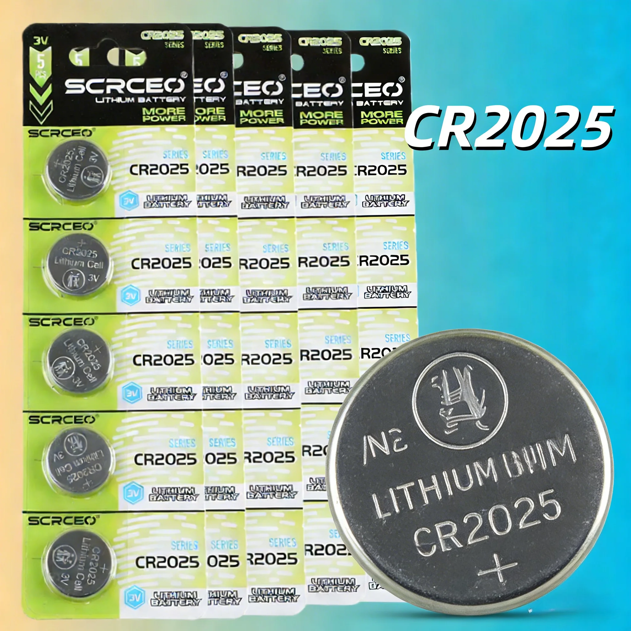 5-40PCS CR2025 Lithium Coin Cell Battery for Remote Controllers Garage Door Openers Toys 3V
5-40PCS CR2025 Lithium Coin Cell Battery for Remote Controllers Garage Door Openers Toys 3V