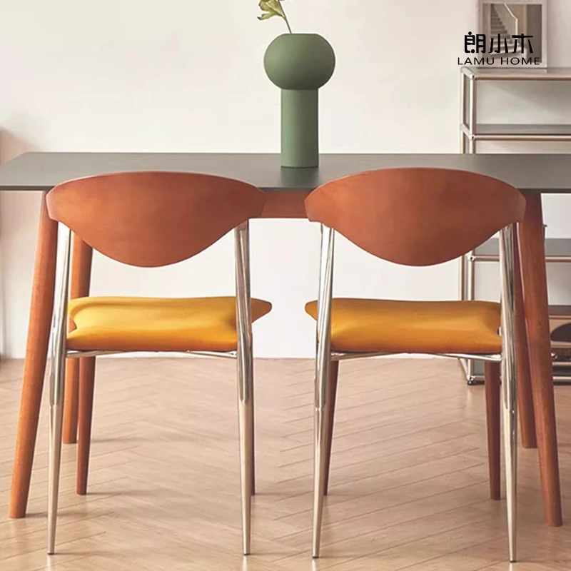 Retro dining chair designer solid wood home large C chair furniture
Retro dining chair designer solid wood home large C chair furniture