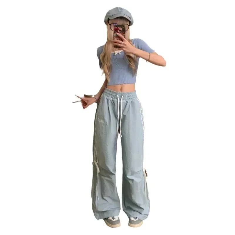 2025 Colorful Korean Style Women's Casual Pants Butterfly Knot Wide Leg Spring Summer American Dopaamine Utility Soldier Trouser
2025 Colorful Korean Style Women's Casual Pants Butterfly Knot Wide Leg Spring Summer American Dopaamine Utility Soldier Trouser