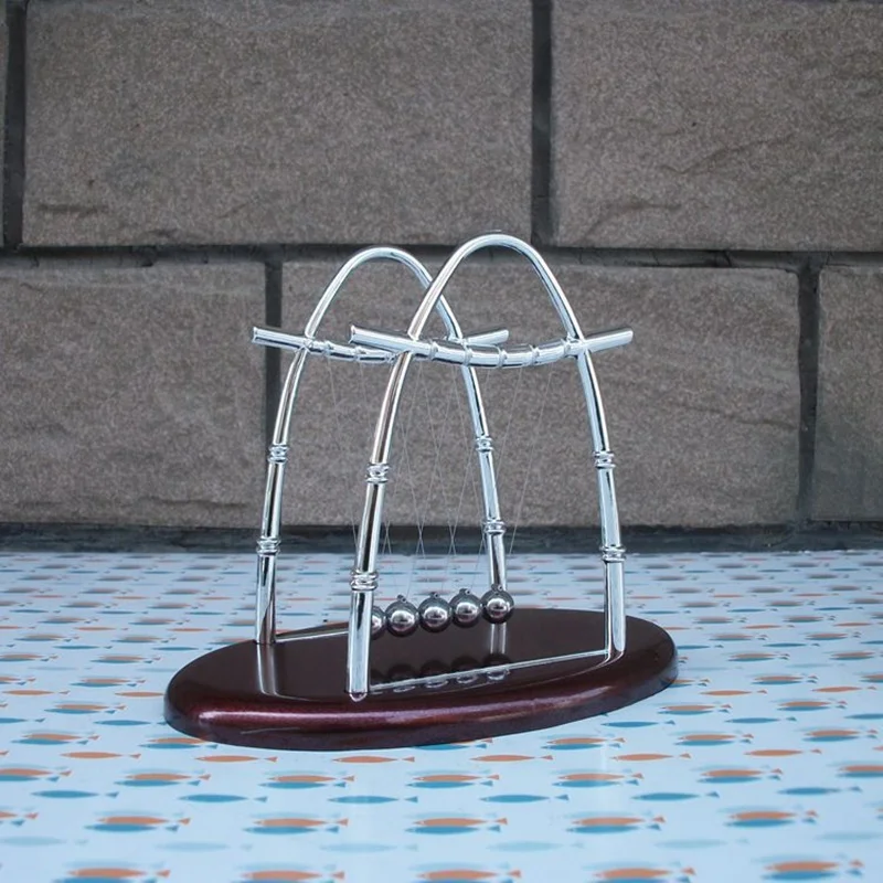 Newton's Balance Pendulum Ball Rotating Perpetual Motion Physics Tumbler Craft Decoration Early Development Educational Toys
Newton's Balance Pendulum Ball Rotating Perpetual Motion Physics Tumbler Craft Decoration Early Development Educational Toys