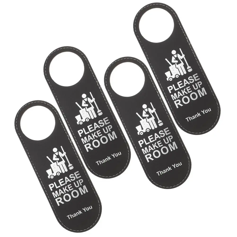 4Pcs Door Hanger Signs High Quality Material Double Sided Do Not Disturb Make Up Room Hotel Bar Coffee Shop Hanging
4Pcs Door Hanger Signs High Quality Material Double Sided Do Not Disturb Make Up Room Hotel Bar Coffee Shop Hanging