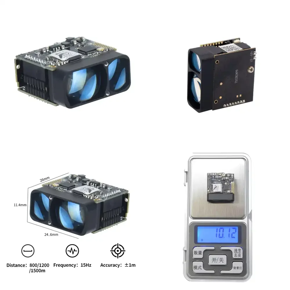 Yunshis New Release TS1500 1500m Range 1m Accuracy Distance Meter Module Sensor TTL Rangefinder Electronic Components
Yunshis New Release TS1500 1500m Range 1m Accuracy Distance Meter Module Sensor TTL Rangefinder Electronic Components