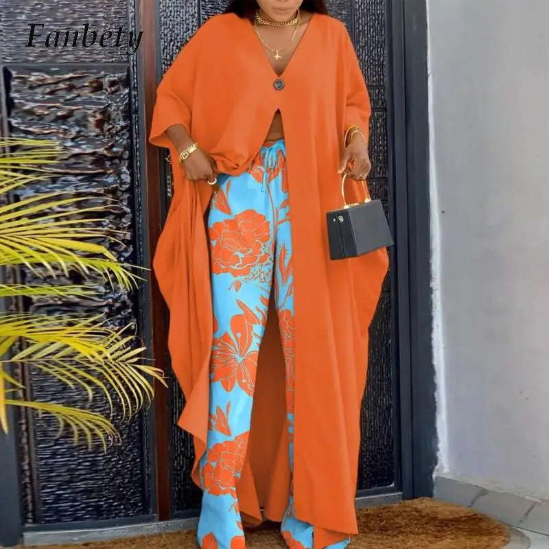 New Vintage Women Two Piece Set Streetwear Fashion Chic Print Loose Long V-Neck Tops + Trousers Suits Female 2023 Casual Outfits
New Vintage Women Two Piece Set Streetwear Fashion Chic Print Loose Long V-Neck Tops + Trousers Suits Female 2023 Casual Outfits
