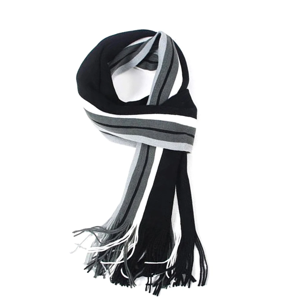 Knitted Scarf for Men Long Cotton Black Business Winter Warm Stylish Fashion Stripe Design Comfortable Matching Clothes Gifts
Knitted Scarf for Men Long Cotton Black Business Winter Warm Stylish Fashion Stripe Design Comfortable Matching Clothes Gifts