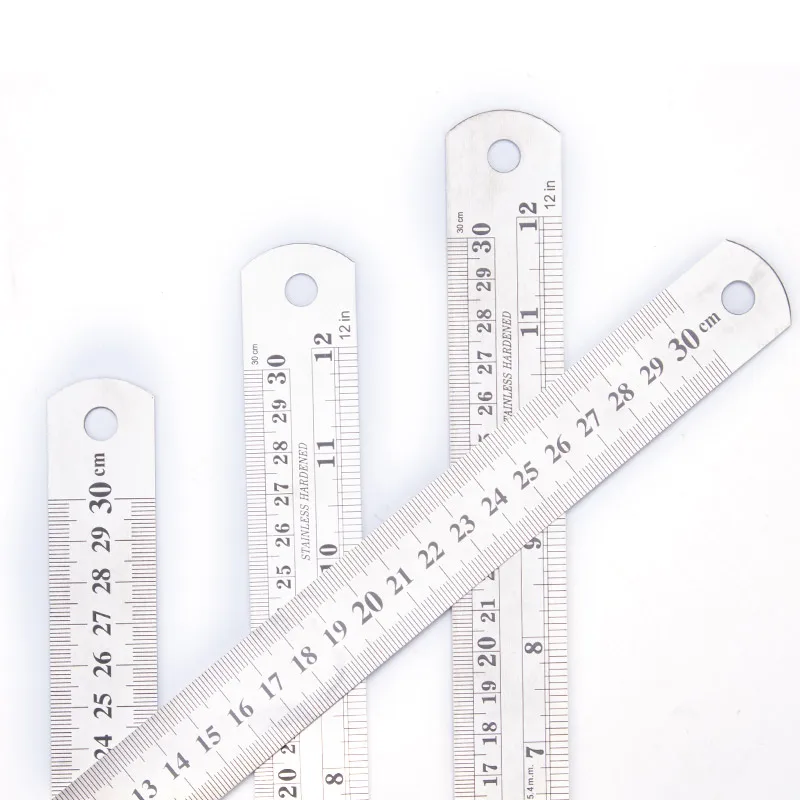 Thickened Stainless Steel Ruler, Multi-Size, Wear-Resistant, Anti-Deformation, Precise Scale, Rust-Proof
Thickened Stainless Steel Ruler, Multi-Size, Wear-Resistant, Anti-Deformation, Precise Scale, Rust-Proof