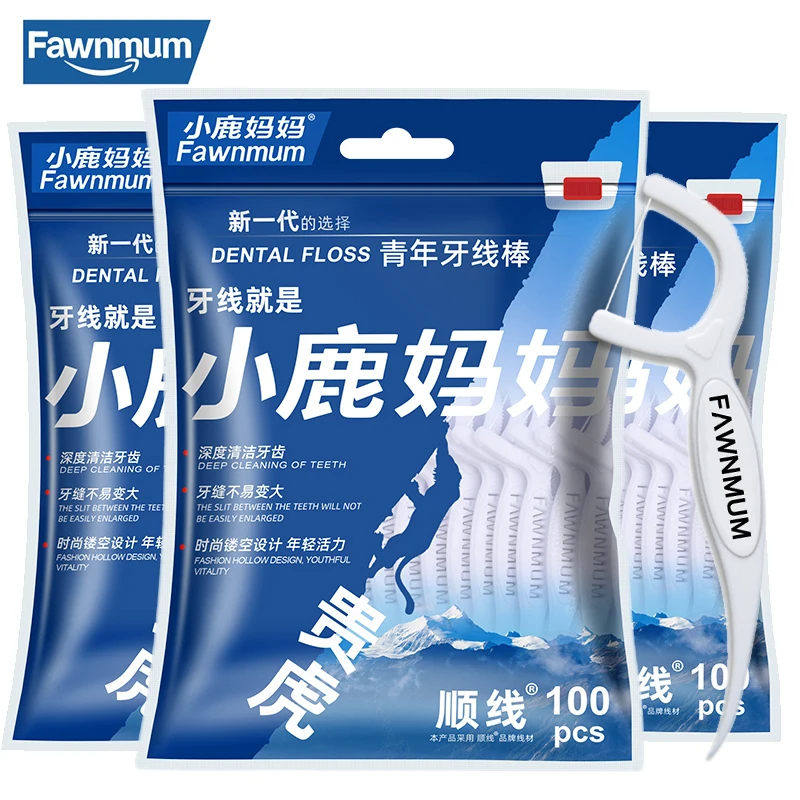 300pcs Fawnmum Gentle line Dental Floss
300pcs Fawnmum Gentle line Dental Floss