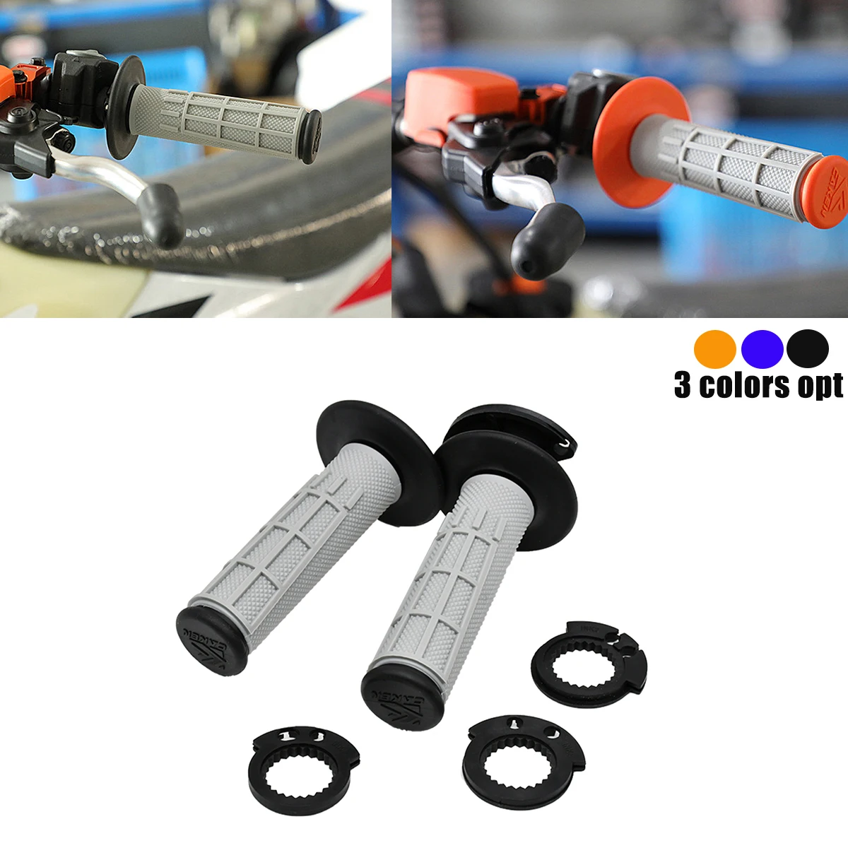 Motorcycle NEW Handlebar Lock-on Grips For KTM SX SX-F EXC EXC-F XC XC-F XC-W TPI SIX DAYS 125-500 2008-2020 Enduro Dirt Bike
Motorcycle NEW Handlebar Lock-on Grips For KTM SX SX-F EXC EXC-F XC XC-F XC-W TPI SIX DAYS 125-500 2008-2020 Enduro Dirt Bike