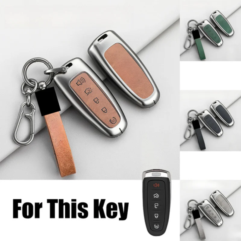 A+ Zinc Alloy Leather Car Remote Key Fob Case Cover For Ford Escape Edge Explorer
A+ Zinc Alloy Leather Car Remote Key Fob Case Cover For Ford Escape Edge Explorer