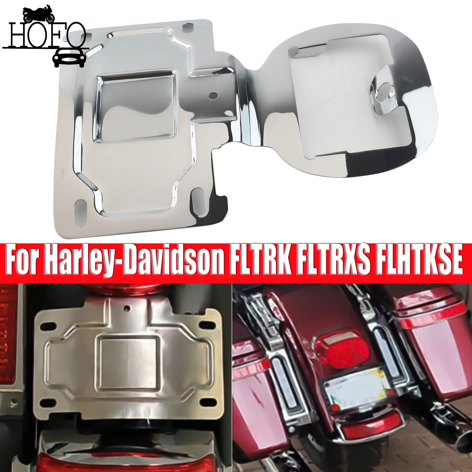 For Harley Road Glide Electra Glide FLTRK FLTRXS FLHTKSE FLHTKL FLHTK FLHTCUL Motorcycle License Plate Frame Relocation
For Harley Road Glide Electra Glide FLTRK FLTRXS FLHTKSE FLHTKL FLHTK FLHTCUL Motorcycle License Plate Frame Relocation
