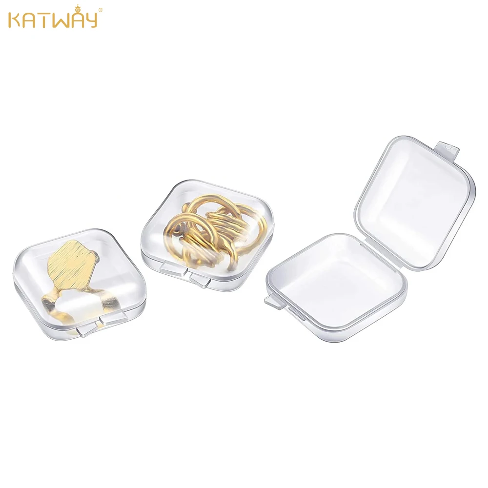 KATWAY 5/20PCS Mini Transparent Plastic Portable Jewelry Storage Box Container Earring Ring Earplugs Packaging Case HH-AA152
KATWAY 5/20PCS Mini Transparent Plastic Portable Jewelry Storage Box Container Earring Ring Earplugs Packaging Case HH-AA152