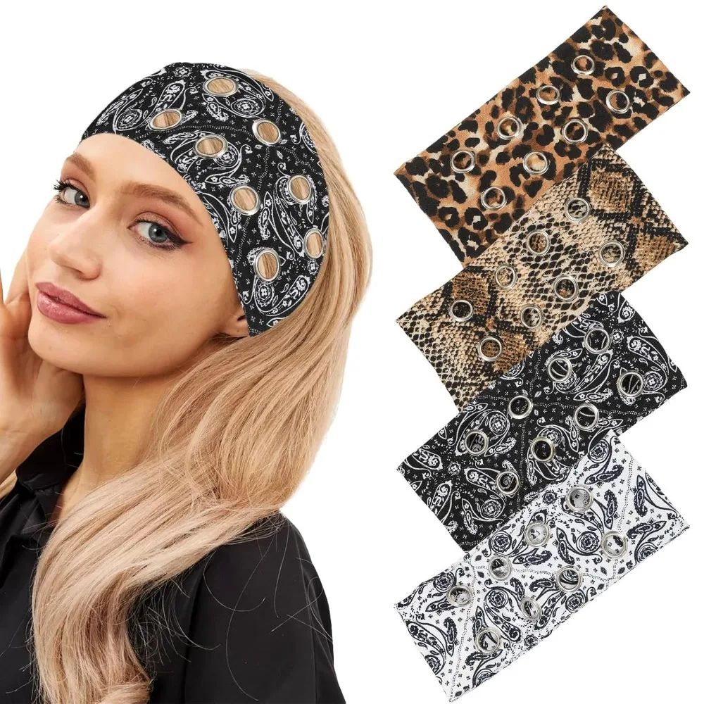 Металлические ободки для волос в стиле Y2K Punk с люверсами, широкие повязки с леопардовым принтом, эластичные резинки, ретро-аксессуары для моды
Металлические ободки для волос в стиле Y2K Punk с люверсами, широкие повязки с леопардовым принтом, эластичные резинки, ретро-аксессуары для моды