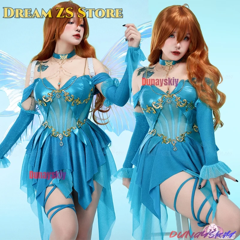Doujin Bloom Cosplay Derivative Sexy Lingerie Blue Dress Cosplay Costume Original Design For Women Sexy Bodysuit Halloween
Doujin Bloom Cosplay Derivative Sexy Lingerie Blue Dress Cosplay Costume Original Design For Women Sexy Bodysuit Halloween