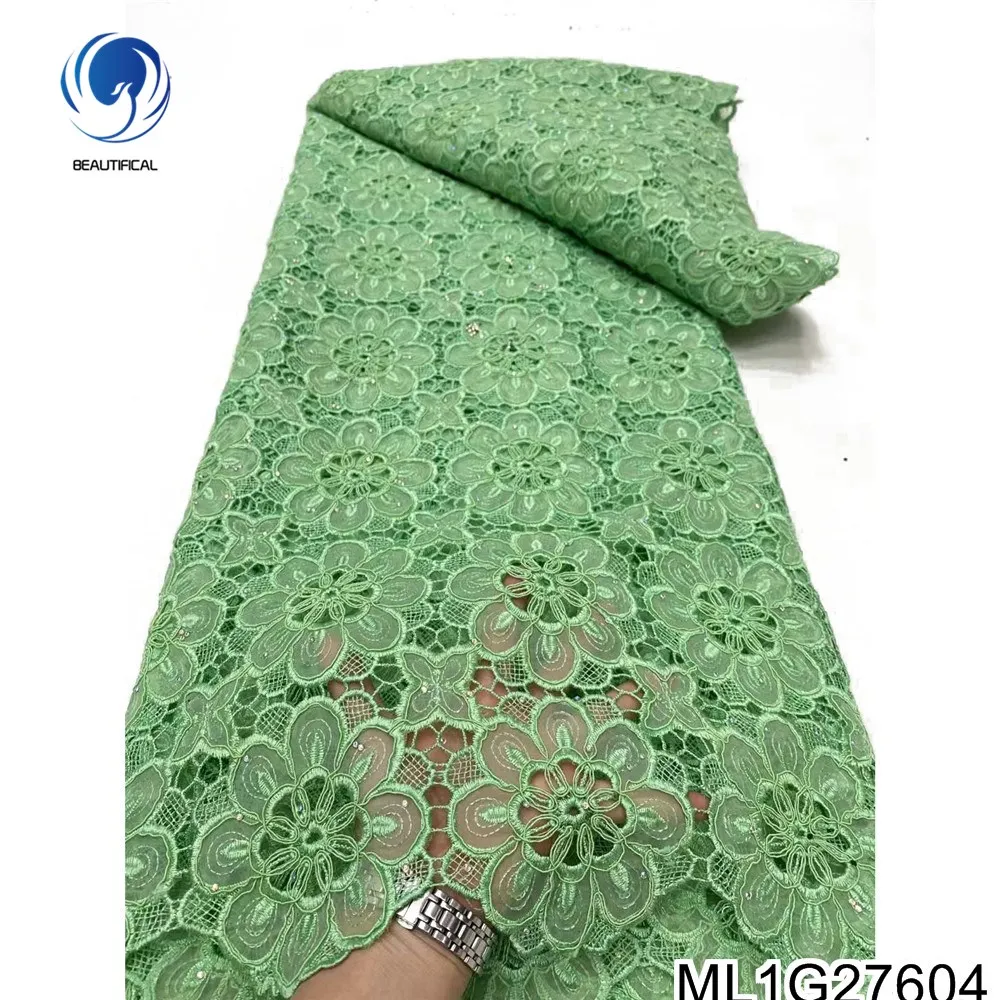 2025 New Noble Green Embroidery Design Nigerian Pure Water Soluble Rope Lace Fabric French Party Date Dress ML1G276
2025 New Noble Green Embroidery Design Nigerian Pure Water Soluble Rope Lace Fabric French Party Date Dress ML1G276