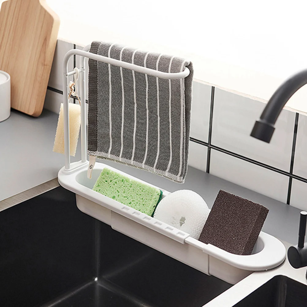 2Pcs Kitchen Dishcloth Holder Retractable Sponge Rack Sink Drain Rack Storage Stand Organizer Holder Dishcloth Stand 
2Pcs Kitchen Dishcloth Holder Retractable Sponge Rack Sink Drain Rack Storage Stand Organizer Holder Dishcloth Stand