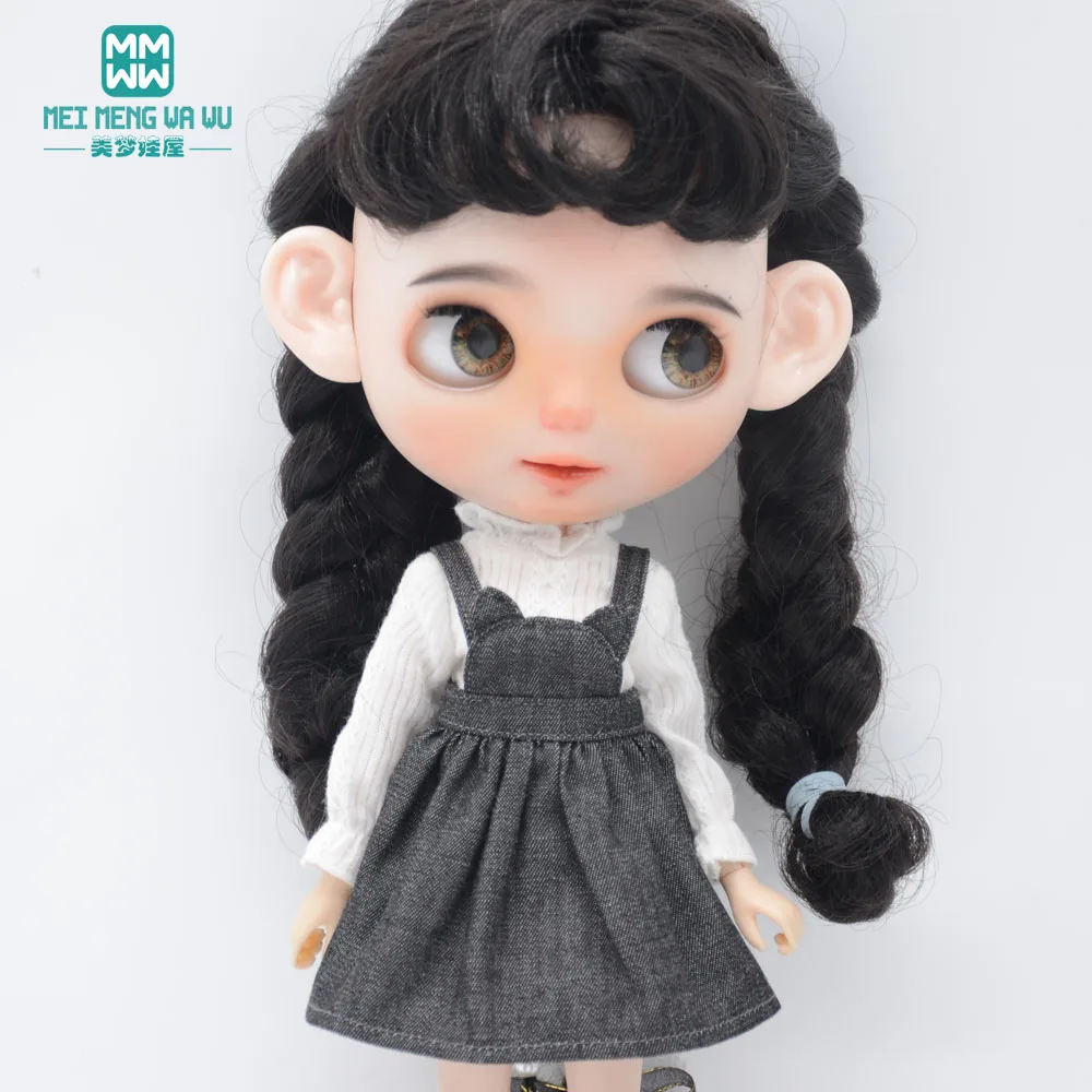 Clothes for doll Fashionable multicolor suspenders dress Fits 28cm Blyth Azone OB22 OB24 doll accessories
Clothes for doll Fashionable multicolor suspenders dress Fits 28cm Blyth Azone OB22 OB24 doll accessories
