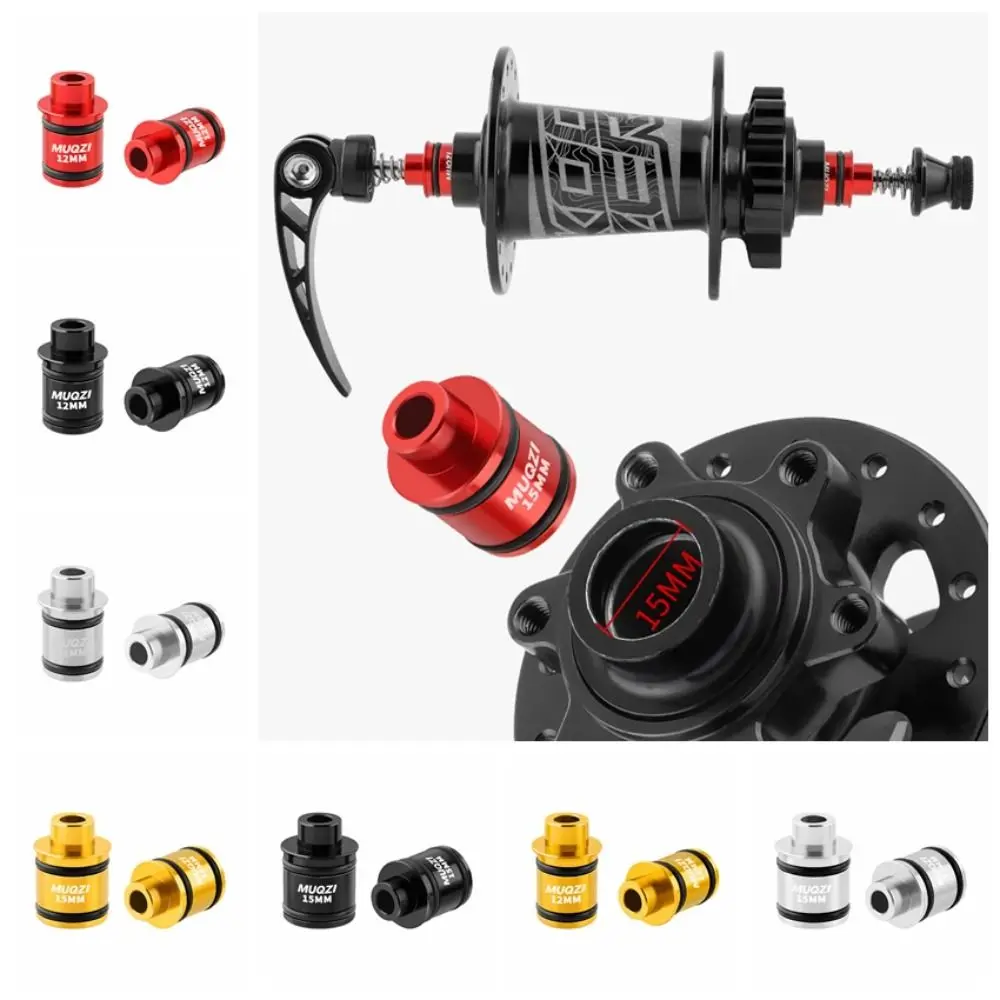 2Pcs Aluminum Alloy Bike Hub Thru Axle Adapter 12/15mm Stable Bike Hub Converter Modification Replaceable
2Pcs Aluminum Alloy Bike Hub Thru Axle Adapter 12/15mm Stable Bike Hub Converter Modification Replaceable