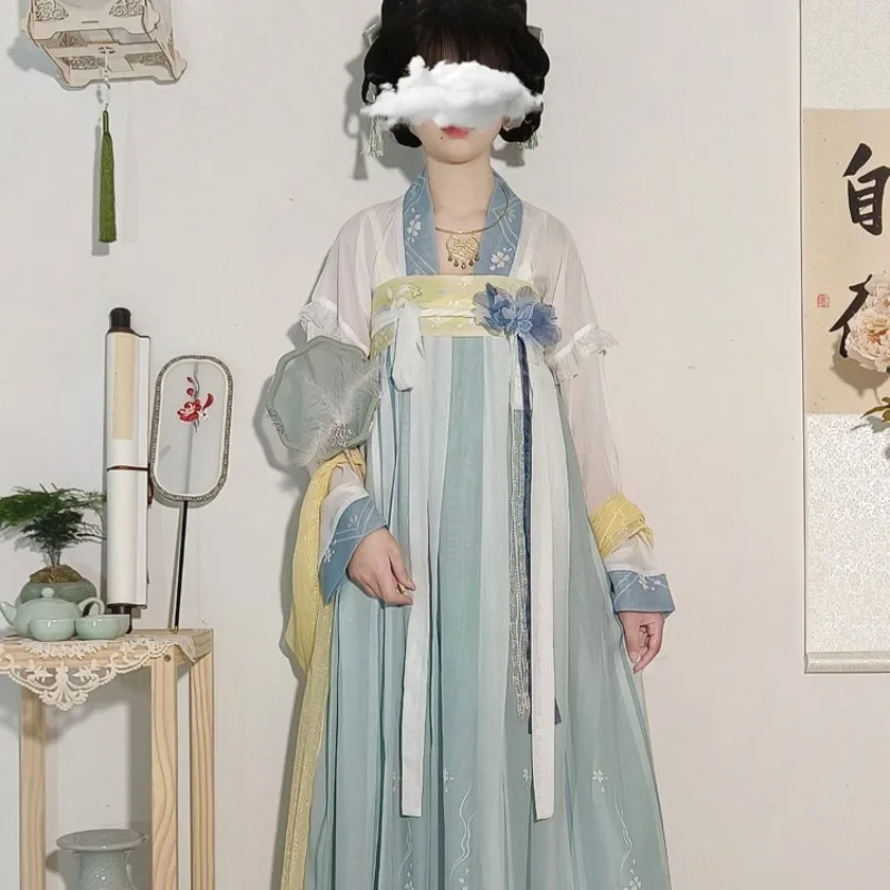 Vintage Hanfu Dress Chinese Style Women Traditional Stage Dance Dress Female Fairy Cosplay Costume Tang Dynasty Hanfu Dress Sets
Vintage Hanfu Dress Chinese Style Women Traditional Stage Dance Dress Female Fairy Cosplay Costume Tang Dynasty Hanfu Dress Sets