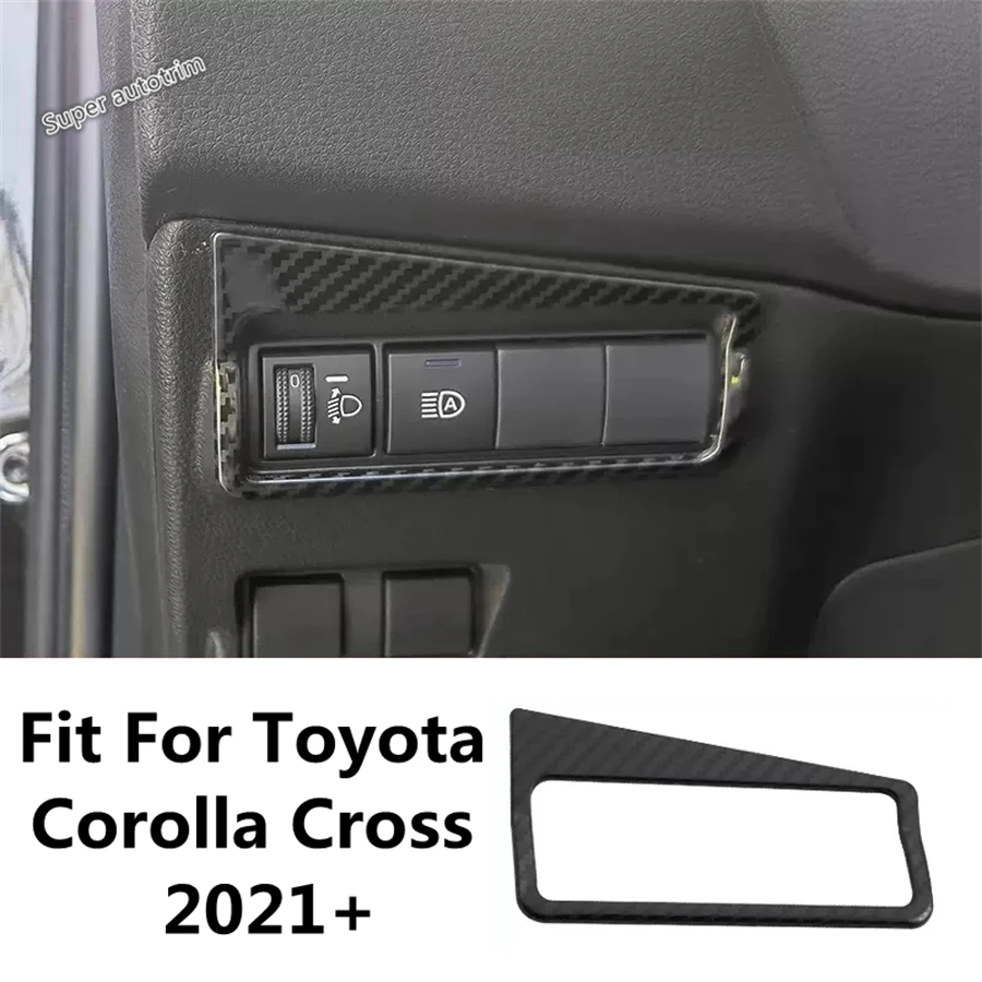 Head Light Lamp Switch Panel Decoration Cover Trim For Toyota Corolla Cross XG10 2021 - 2024 Carbon Fiber Accessories Interior
Head Light Lamp Switch Panel Decoration Cover Trim For Toyota Corolla Cross XG10 2021 - 2024 Carbon Fiber Accessories Interior