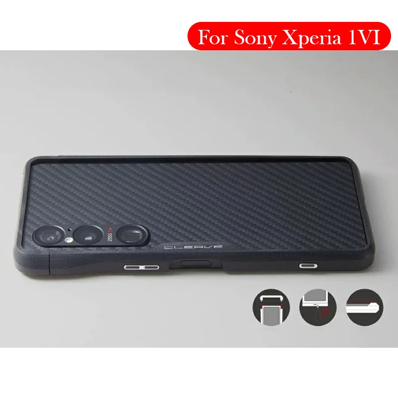 Deff Carbon Fibre Case For Sony Xperia 1VI Kevlar Back Cover Case for SONY XPERIA 1 VI
Deff Carbon Fibre Case For Sony Xperia 1VI Kevlar Back Cover Case for SONY XPERIA 1 VI