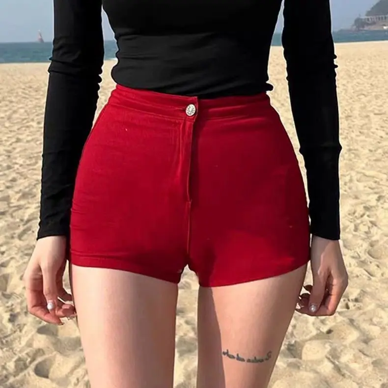 Wedbleser European American Peach Hip Denim Shorts Women Spring Summer Slim Tight High Waist Elastic Casual A-line Hot Shorts
Wedbleser European American Peach Hip Denim Shorts Women Spring Summer Slim Tight High Waist Elastic Casual A-line Hot Shorts