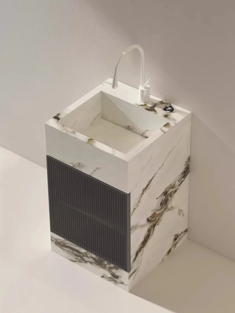 Напольная раковина-тумба из каменной плиты со скрытой сливной системой для ванной комнаты/балкона
Напольная раковина-тумба из каменной плиты со скрытой сливной системой для ванной комнаты/балкона