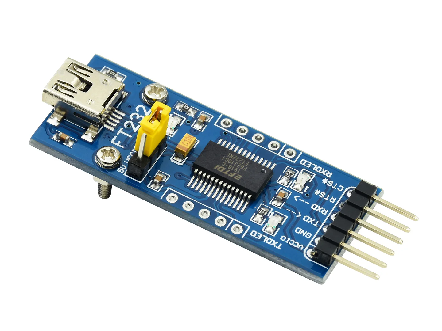 FT232 USB UART Board (mini), USB To TTL (UART) Communication Module,Supports Mac, Linux, Android, WinCE, Windows 7/8/8.1/10/11..
FT232 USB UART Board (mini), USB To TTL (UART) Communication Module,Supports Mac, Linux, Android, WinCE, Windows 7/8/8.1/10/11..