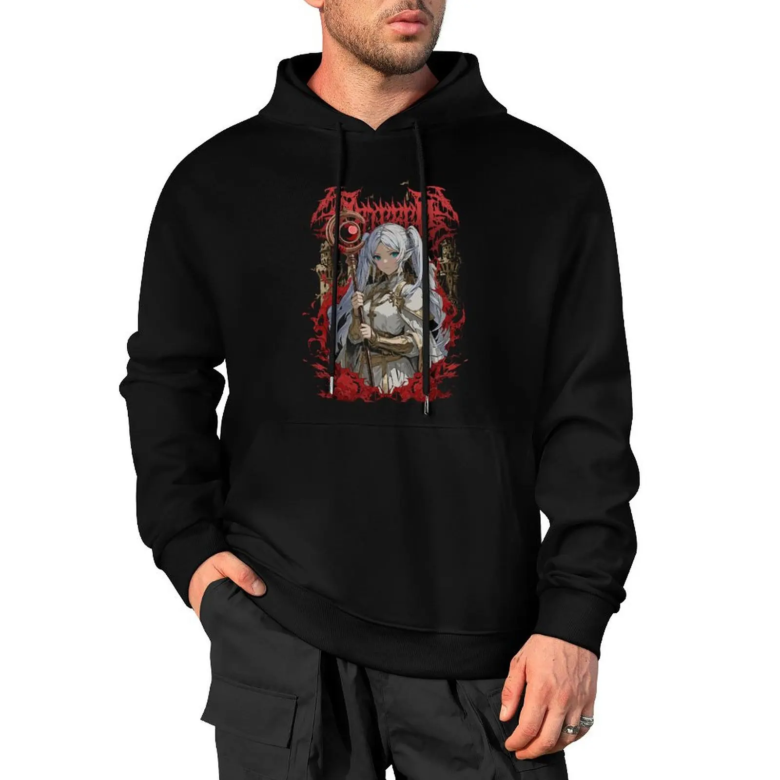 Frieren Heavy Metal Art пуловер с капюшоном рубашка с капюшоном мужская одежда корейская одежда аниме одежда пуловер толстовки
Frieren Heavy Metal Art пуловер с капюшоном рубашка с капюшоном мужская одежда корейская одежда аниме одежда пуловер толстовки