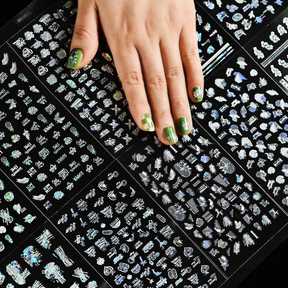 10 листов/набор, голографические наклейки для ногтей
10 листов/набор, голографические наклейки для ногтей