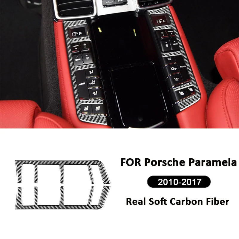 For Porsche Paramela 2010-2017 Carbon Fiber Car Rear Center Multimedia Control Buttons Panel Frame Interior Decoration Sticker
For Porsche Paramela 2010-2017 Carbon Fiber Car Rear Center Multimedia Control Buttons Panel Frame Interior Decoration Sticker