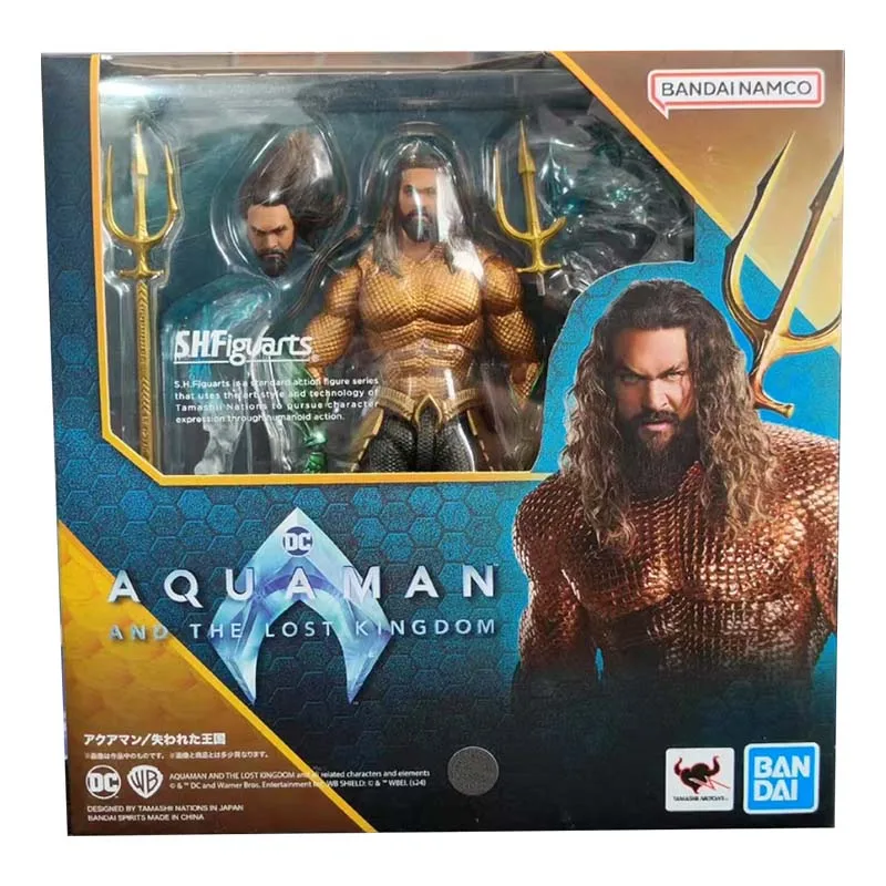 Bandai Original S.H.Figuarts Aquaman Lost Kingdom Jason Momoa Arthur Curry Movie Action Figure Ceremonial Scepter Toy Boy Gift
Bandai Original S.H.Figuarts Aquaman Lost Kingdom Jason Momoa Arthur Curry Movie Action Figure Ceremonial Scepter Toy Boy Gift