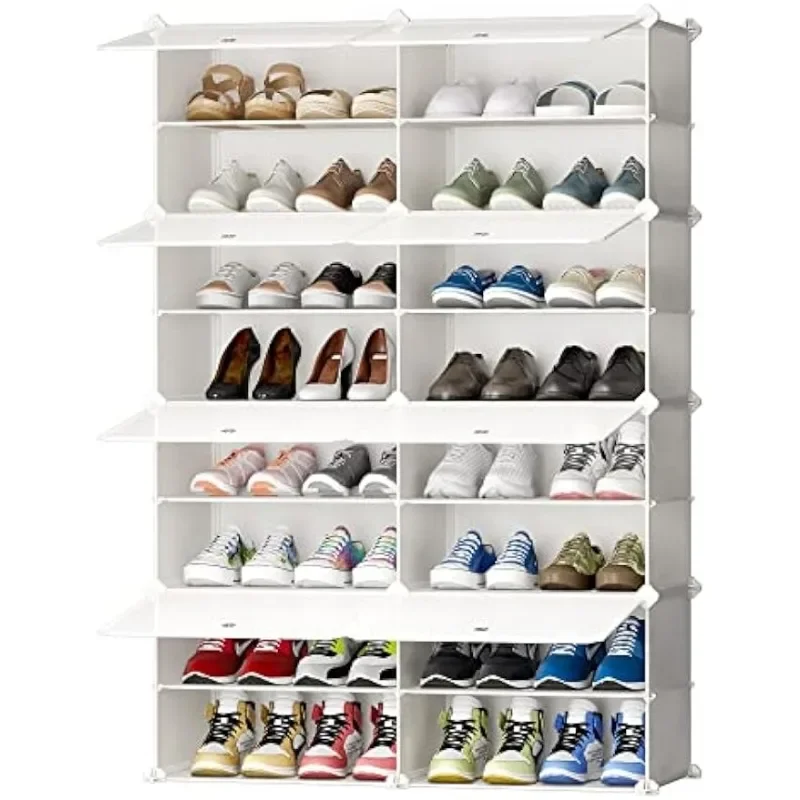 Minimalist Shoe Rack, 8 Tier 32 Pairs Shoe Storage Cabinet, Free Standing Shoe Shelf Organizer For Boots Slippers High Heels
Minimalist Shoe Rack, 8 Tier 32 Pairs Shoe Storage Cabinet, Free Standing Shoe Shelf Organizer For Boots Slippers High Heels