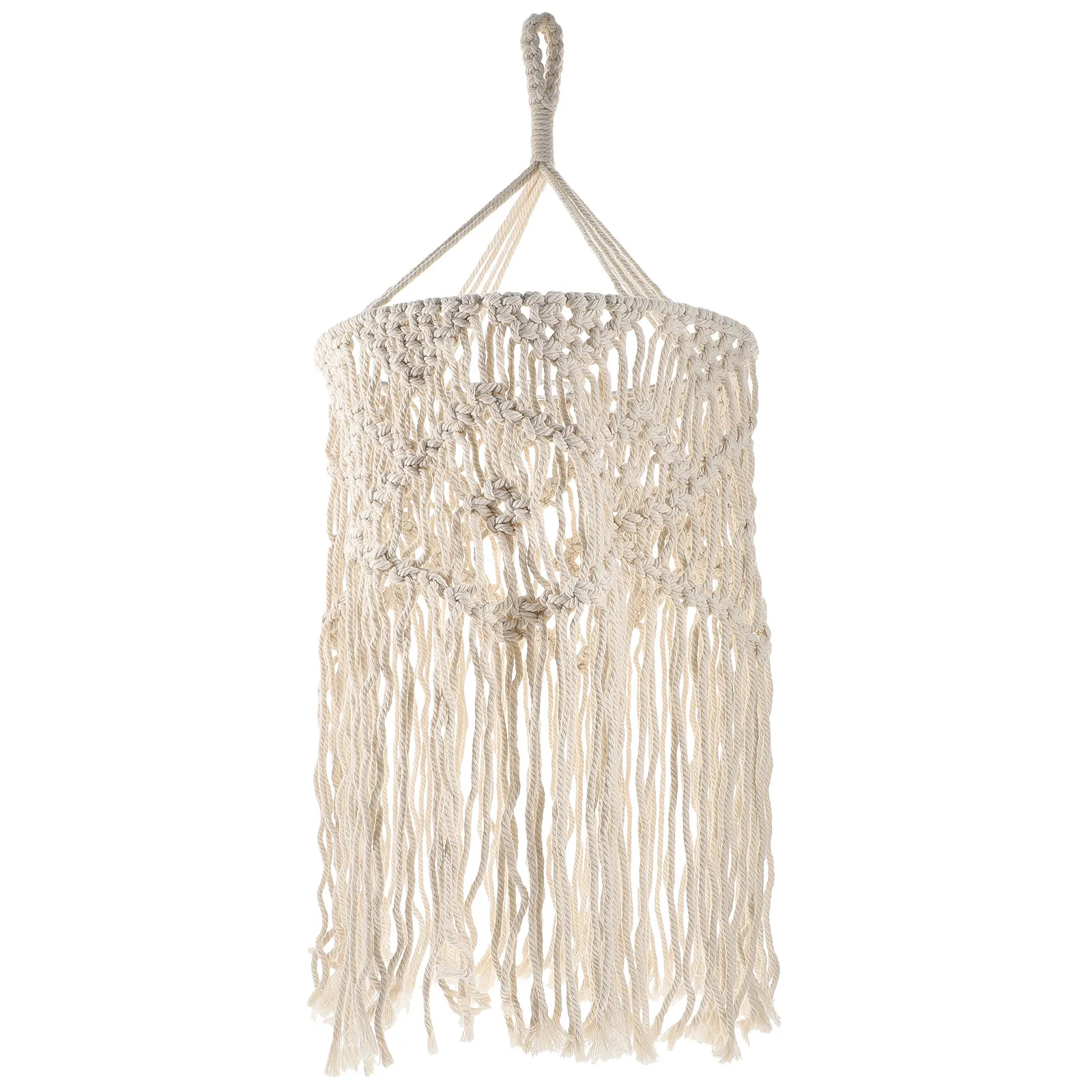 Bohemia Macrame Lamp Shade Woven Tassel Pendant Light Cover For Ceiling Lamp Indoor Decor Lighting Fixture Replacement Home
Bohemia Macrame Lamp Shade Woven Tassel Pendant Light Cover For Ceiling Lamp Indoor Decor Lighting Fixture Replacement Home